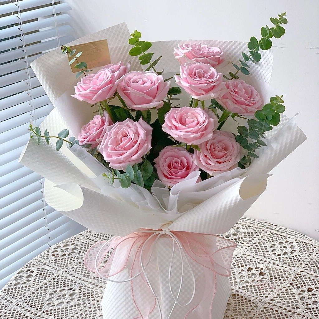 【温柔女神】11朵粉玫瑰花束精致款生日鲜花送女友送老婆送朋友送闺密花店鲜花送花上门