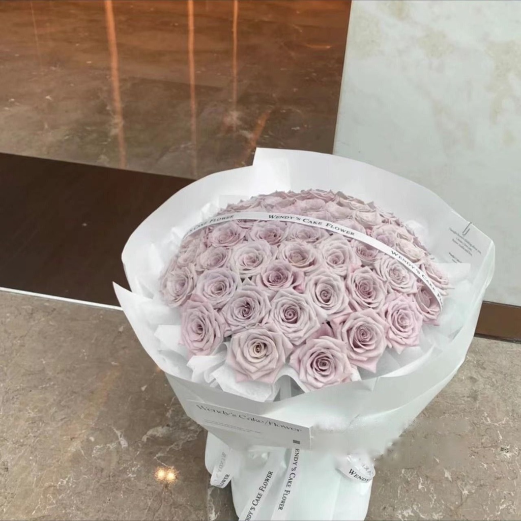 【南山塔】52朵曼塔玫瑰花束生日花束表白花束小众玫瑰花束附近花店送花上门