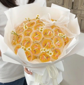 【童真】33颗果冻花束儿童童节礼物