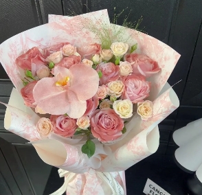 【暖光絮语】11朵午后红茶蝴蝶兰混搭网红款花束生日鲜花送女友送老婆送朋友花店鲜花送花上门