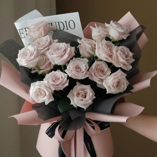 [HZY001384] 【曼塔花开】15枝曼塔玫瑰花束鲜花店鲜花配送高端花束轻奢花束送朋友是老婆送家人GD/RO