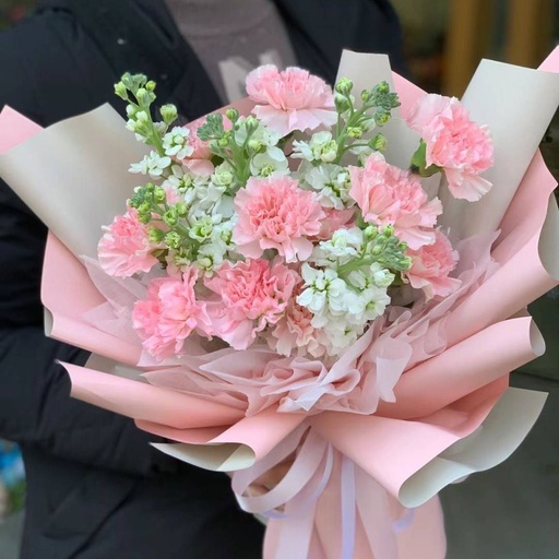 [HZY000671] 【感恩节流量款】11枝粉康乃馨鲜花花束母亲节38女神节鲜花花束生日花束送妈妈长辈/送花上门