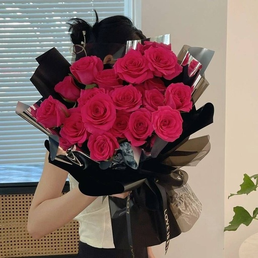 [HZY000138] 【张扬的爱】19枝佛罗伊德花束生日鲜花送老婆送闺密送朋友花店鲜花送花上门