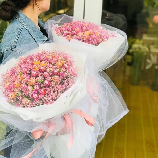[HZY000159] 【你是我的甜心】52颗棒棒糖花束送女友送儿童儿童节礼物