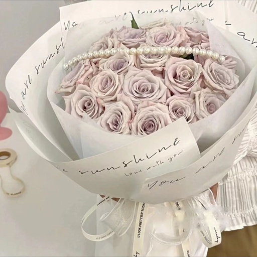 [HZY000402] 【和风细雨】19朵曼塔玫瑰精致花束送女友送老婆表白花束生日花束花店送货上门