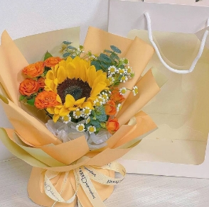 [HZY001818] 【教师节团购】单枝向日葵小花束教师节礼物花店鲜花送花上门